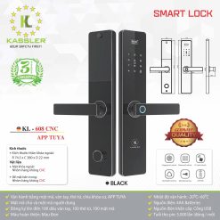 khóa vân tay kassler kl-608 cnc black