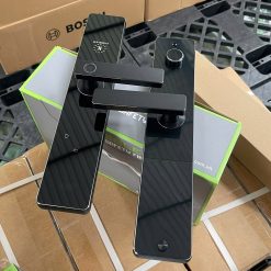khóa vân tay kassler kl-608 cnc black thực tế