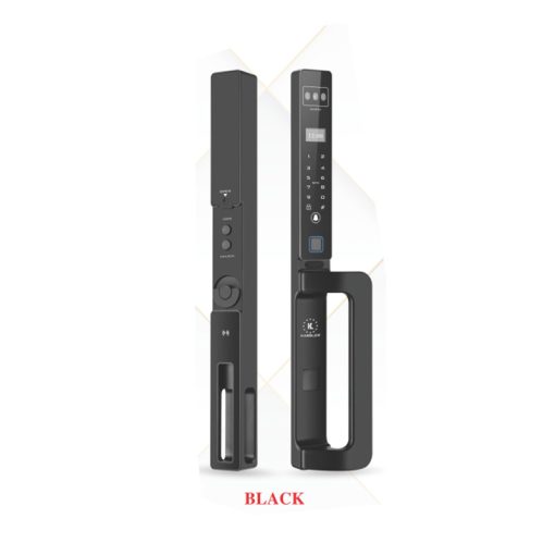 Khoá vân tay cửa nhôm Kassler KL-599 CNC 01 Black