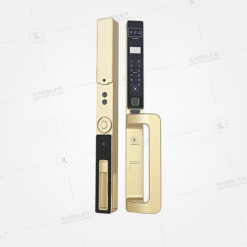 Khoá vân tay cửa nhôm Kassler KL-599 CNC 01 Champagne Gold
