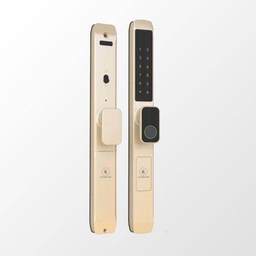 Khóa vân tay cửa nhôm Kassler KL-599TN Champagne Gold