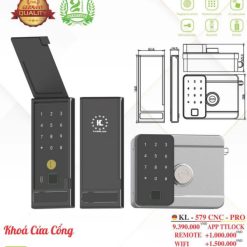 khóa cửa cổng kassler KL-579 cnc Pro Chính hãng, giá tốt