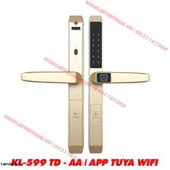 Khóa cửa nhôm Kassler KL-599TD Champagne Gold chính hãng