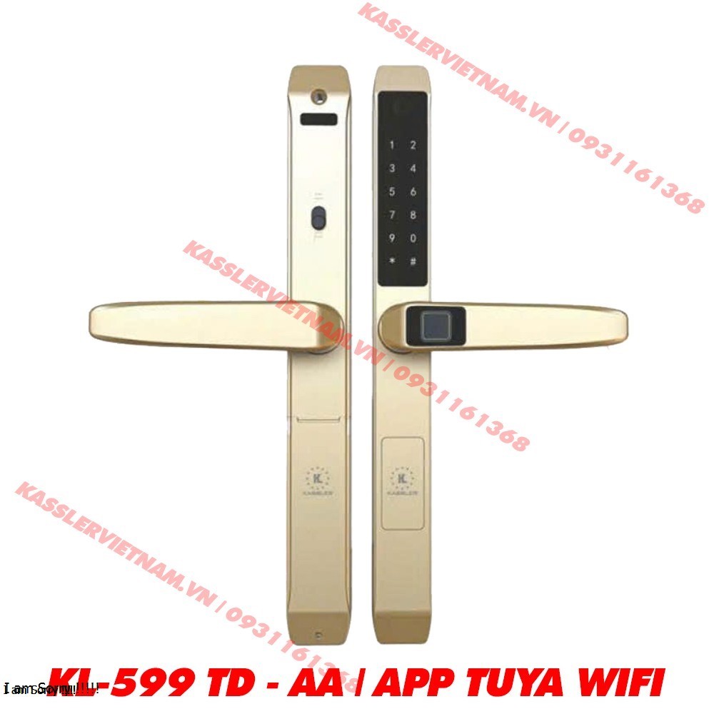 khoa-van-tay-kassler-kl-599td-aa-champagne-gold Khóa cửa nhôm Kassler KL-599TD Champagne Gold chính hãng